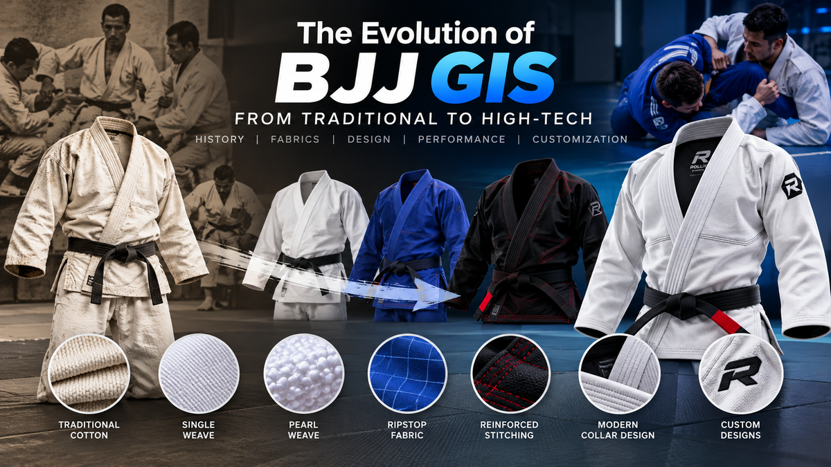 The Evolution of BJJ Gis: From Traditional to High-Tech
