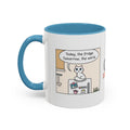 World Domination Cat Comic Mug