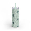 Monochrome Crowded Cats Matte Tumbler, 20oz