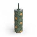 Retro Crowded Cats Skinny Matte Tumbler, 20oz