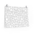 Crowded Cats Poster