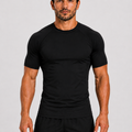 Black Short Sleeve Rash Guard