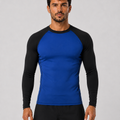 Blue Long sleeve Rash Guard