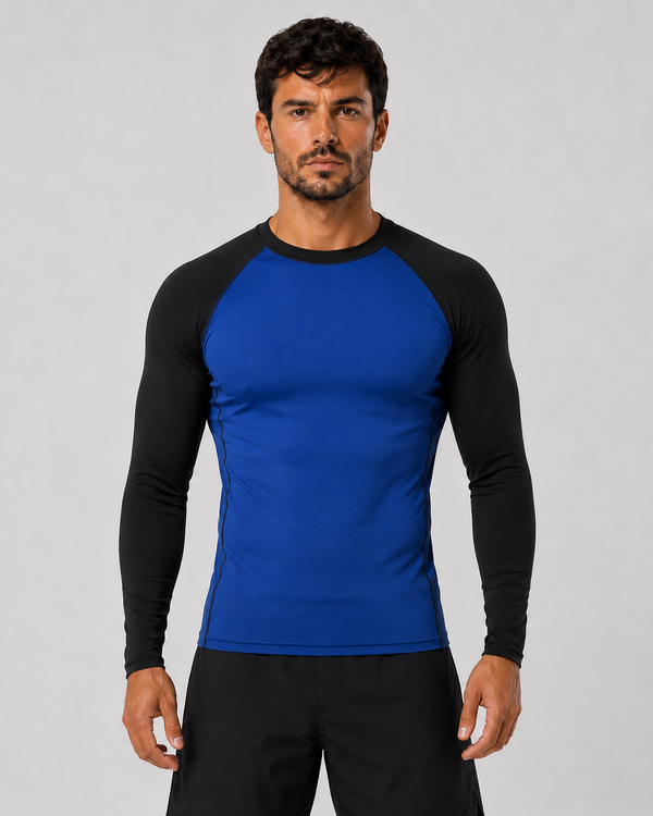 Blue Long sleeve Rash Guard