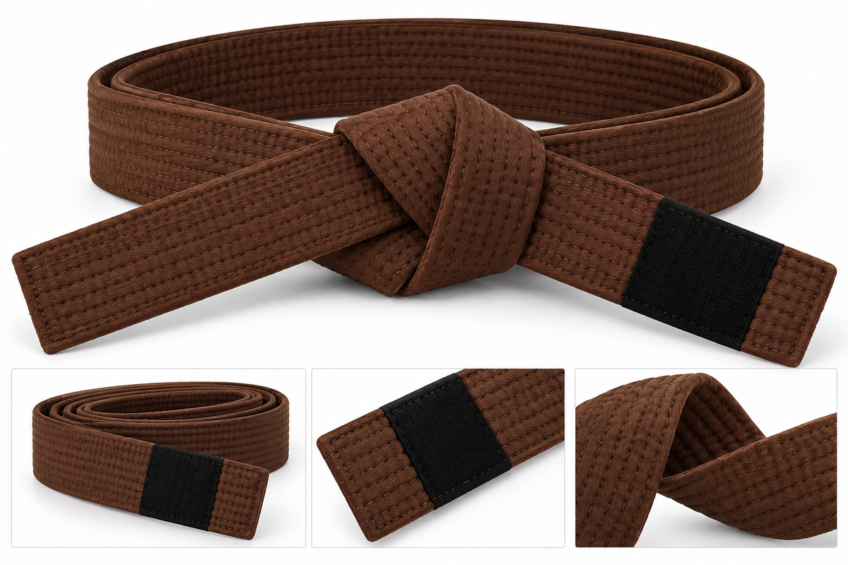 Brown BJJ Belt for Men