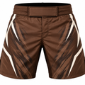 Brown & Black Camo BJJ Shorts for Men