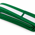 Green/White BJJ Belt For Kids