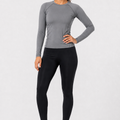 Women Gray Long Sleeve Rash Guard