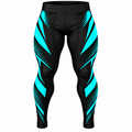Kids Black & Turquoise BJJ Spats