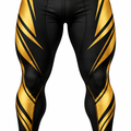 Men Black & Gold BJJ Spats