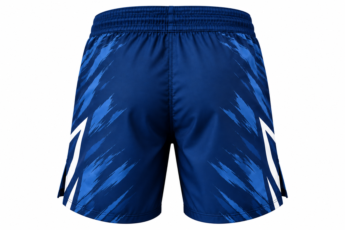 Navy Blue Camo BJJ Shorts for Men