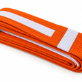 Orange/White BJJ Belt For Kids