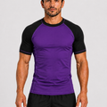 Purple short sleeve Rash Guard