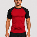 Red Short Sleeve Rash Guard