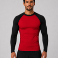 Red Long Sleeve Rash Guard