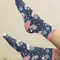 Mix & Match Meowter Space Cat Socks (3-Pack)
