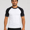 White short sleeve Rash Guard