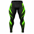 Women Black & Neon Green BJJ Spats
