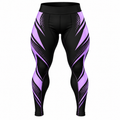 Women Black & Purple BJJ Spats