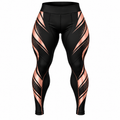 Women Black & Rose Gold BJJ Spats