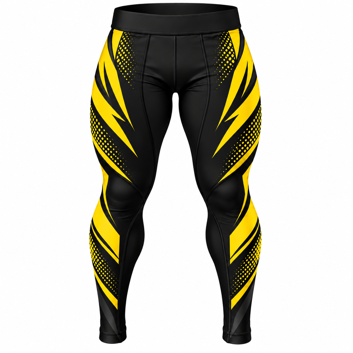 Kids Black & Yellow BJJ Spats