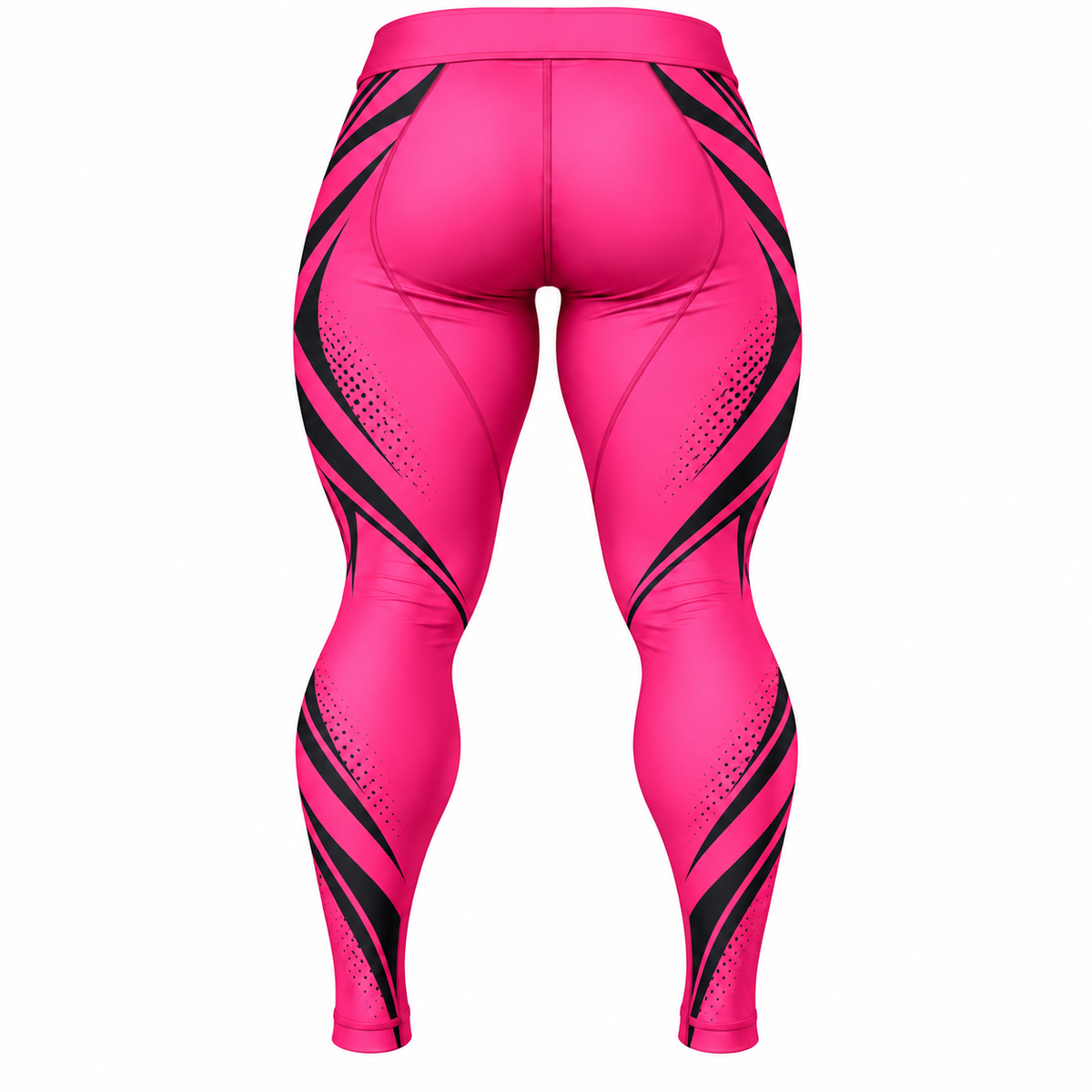 Women Hot Pink & Black BJJ Spats