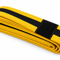 Yellow/Black BJJ Belt For Kids