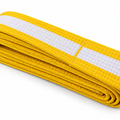 Yellow/White BJJ Belt For Kids