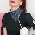 Summer Silk Bandana Scarf Set (3 Bandanas) Featuring Milton