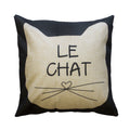 Le Chat Toss Cat Pillow Cover