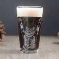 Stretch Cat Beer Pint Glass