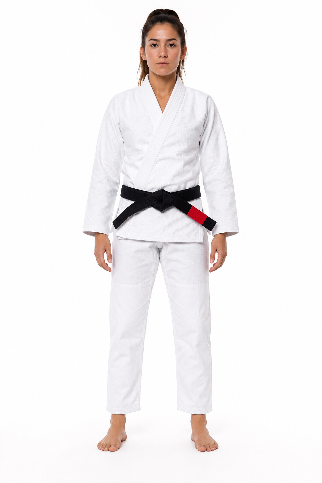 Women White BJJ Gi