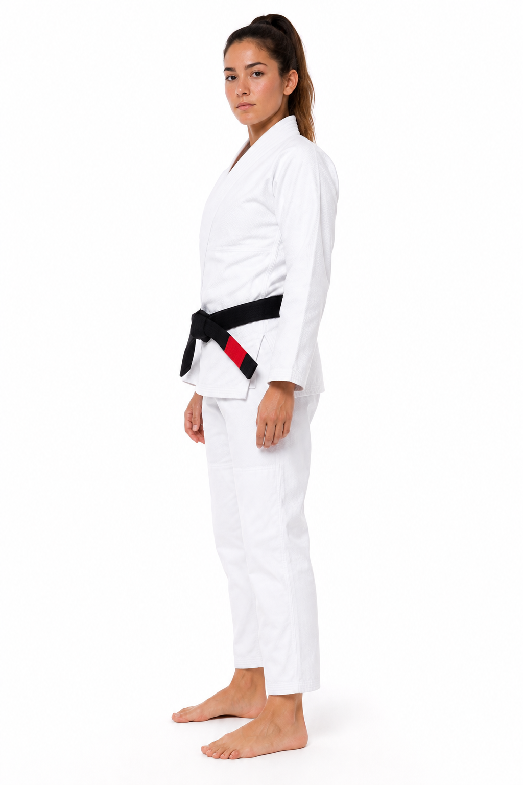 Women White BJJ Gi